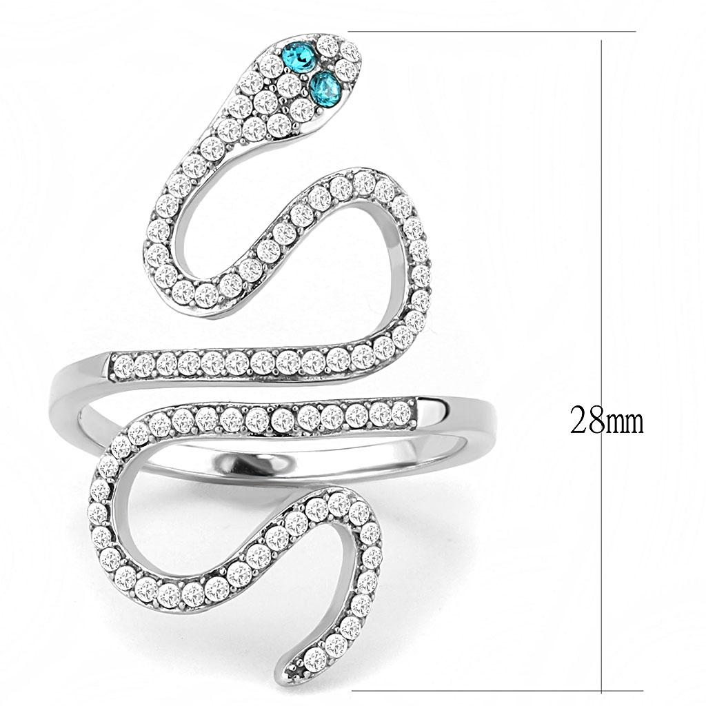 Cobra Crystal Ring