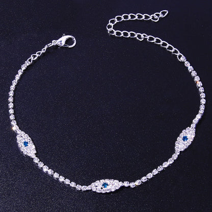 Egyptian Eye Crystal Anklet