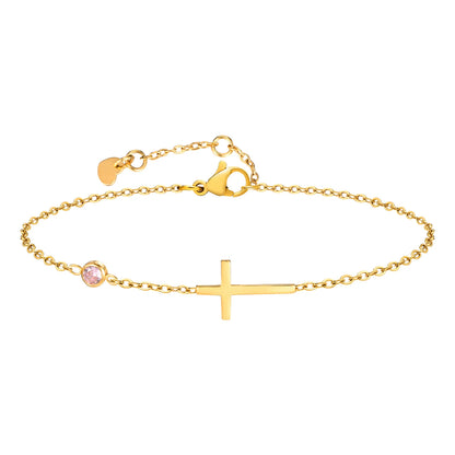 Birthstone Faith Bracelet